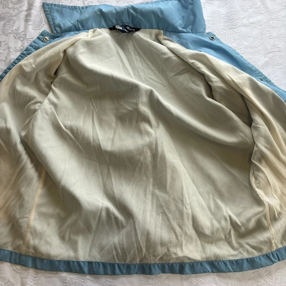 Vintage Sears 70's Students Perma‎ Press Snap Up Windbreaker Jacket Boys M 10-12